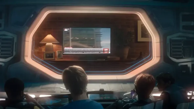 The cloned crew watches real-world news from inside Nanette’s mind, reflecting on their new shared existence.