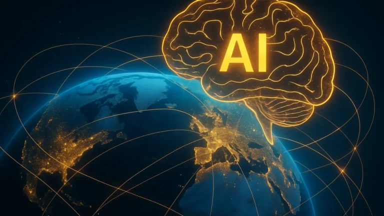 Computer screen showing BlueDot's system tracking COVID-19 hotspots across Asia, with heatmap points and virus spread routes.
